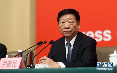圖為人力資源社會(huì)保障部黨組書記、部長(zhǎng)尹蔚民。新華網(wǎng) 郝廣鵬攝 圖片來源:新華網(wǎng)